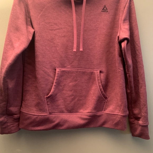 Reebok - Men’s Burgundy Hooded Sweater - Picture 5 of 6